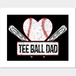 T-Ball Dad T-Shirt Tee Ball Fathers Day Posters and Art